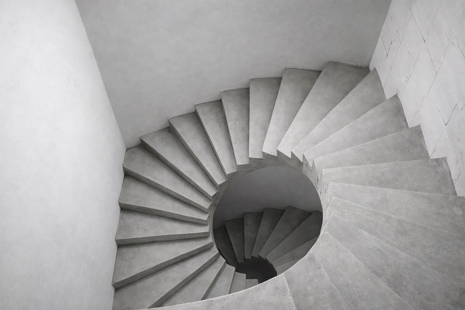 Г-образная лестница с точной геометрией поворота